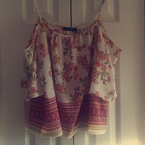 Off-The-Shoulder Floral Top